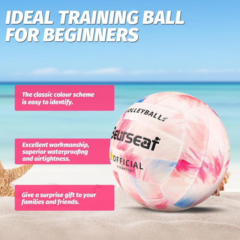Beurseaf Volleyball, Soft Touch Beach Volleyball, Indoor Outdoor Volleyball for Beach Game Training, Official Size 5 - Image 5